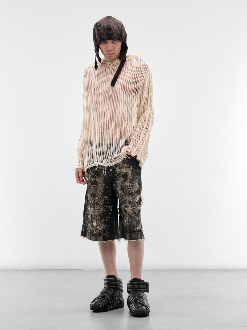 Thug Club White Line Mesh Knit Hoodie outlook
