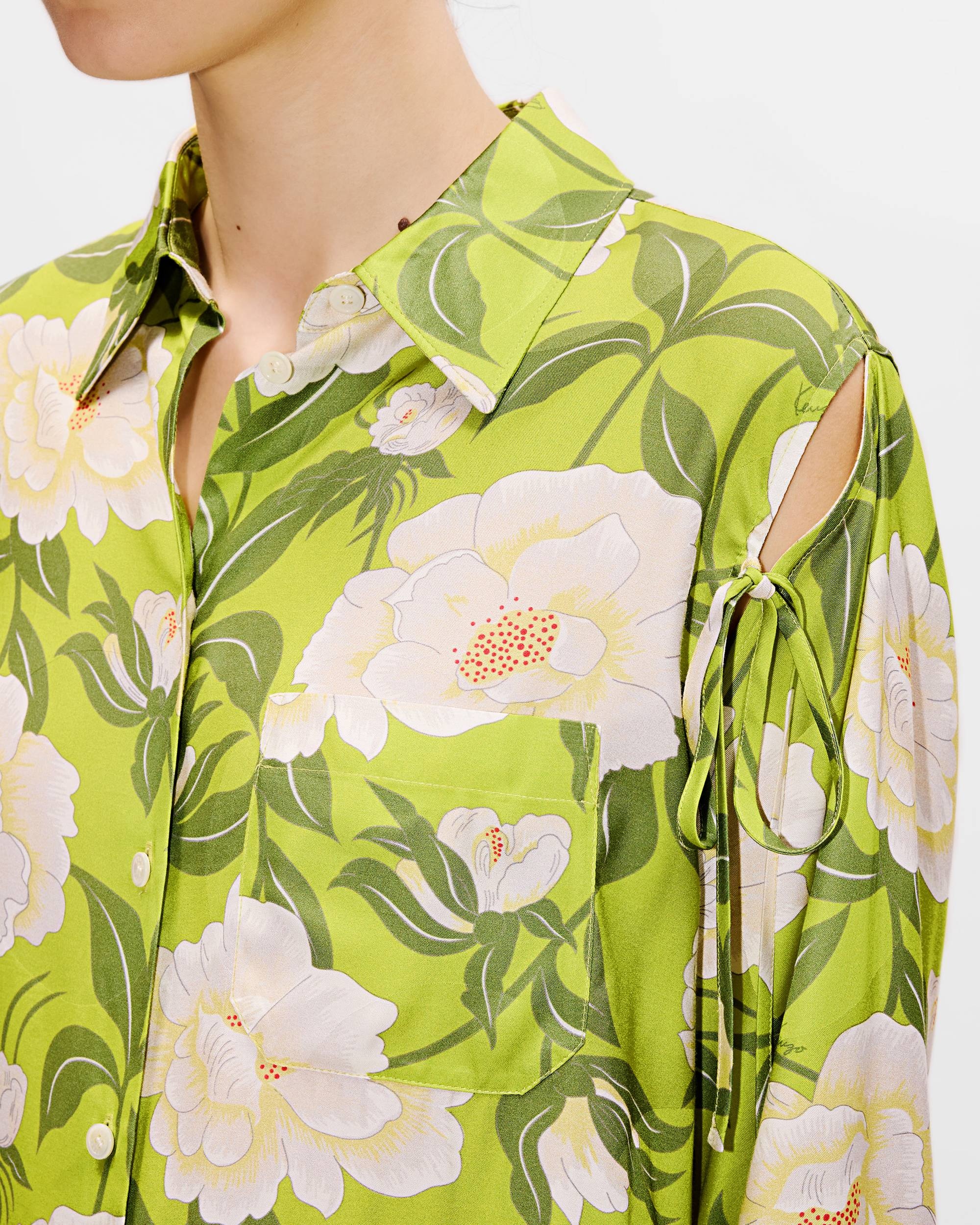 KENZO Peonies' shirt - 6