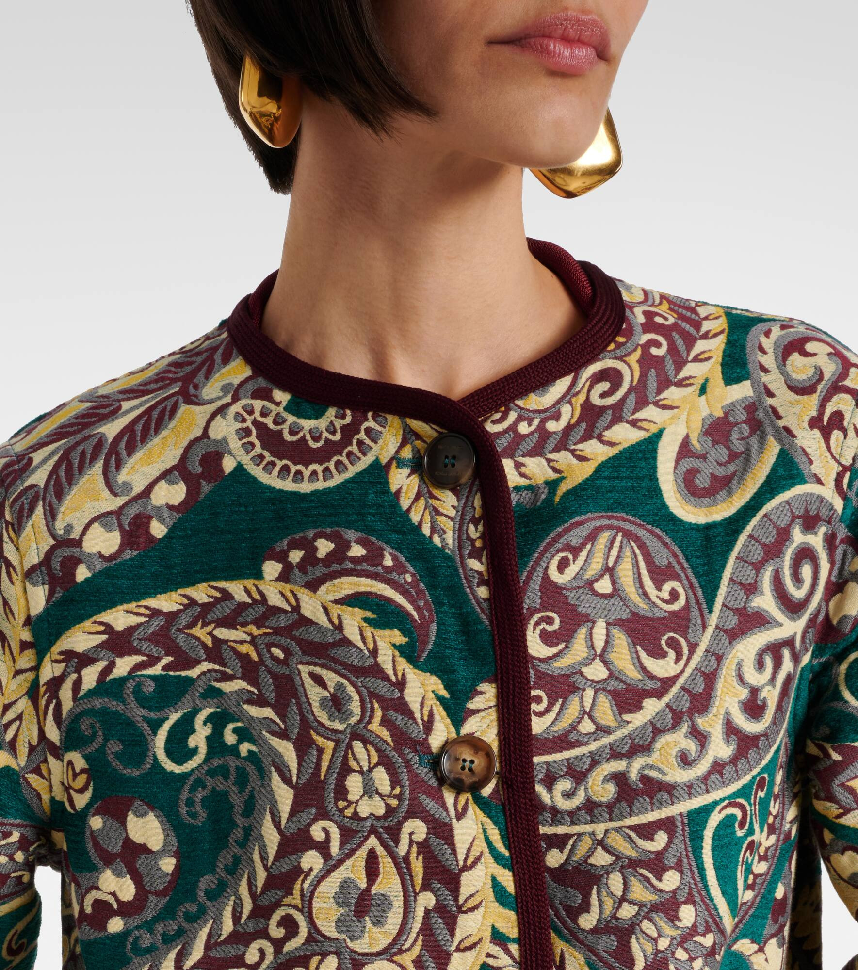Reversible jacquard coat - 4