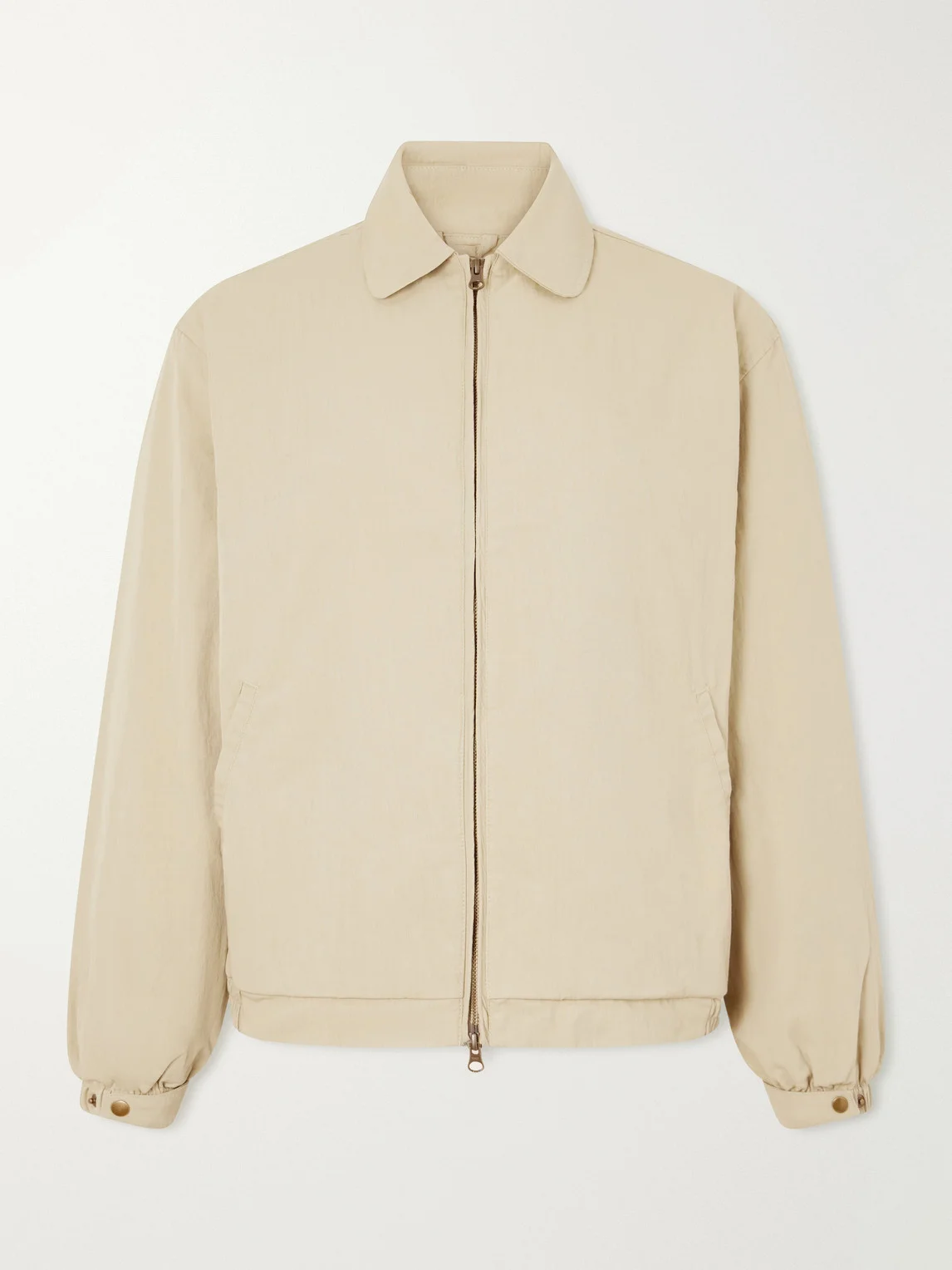 Cotton-Blend Blouson Jacket - 1