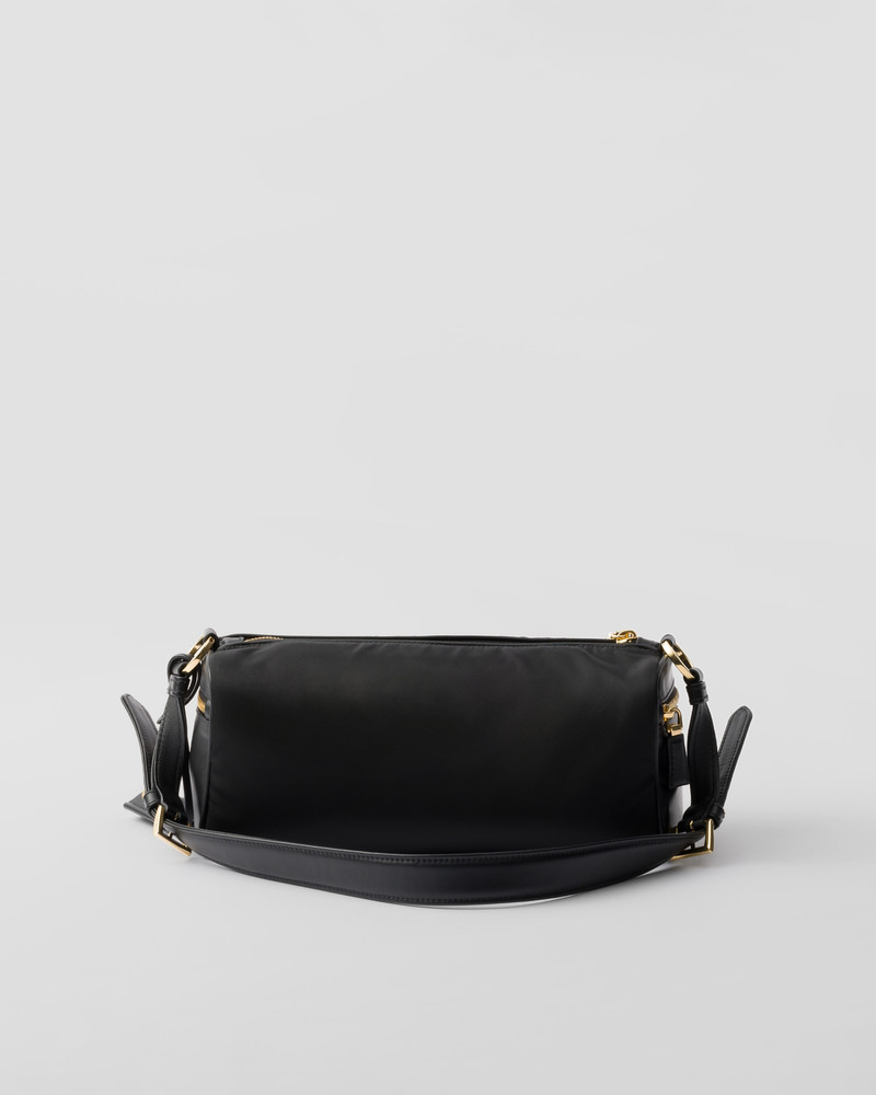 Medium Re-Nylon and leather shoulder bag 3