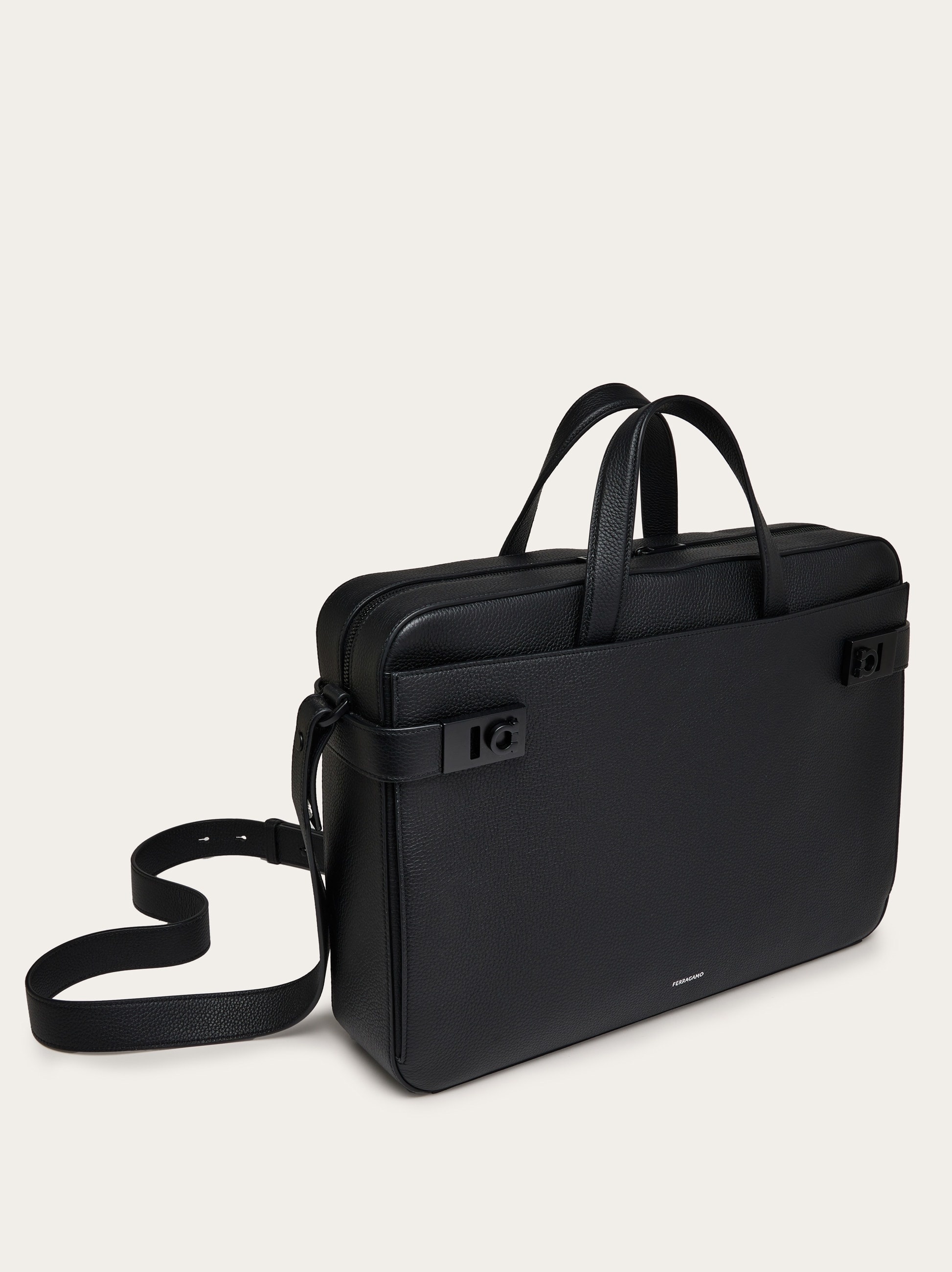 Business bag with Gancini buckles - 5
