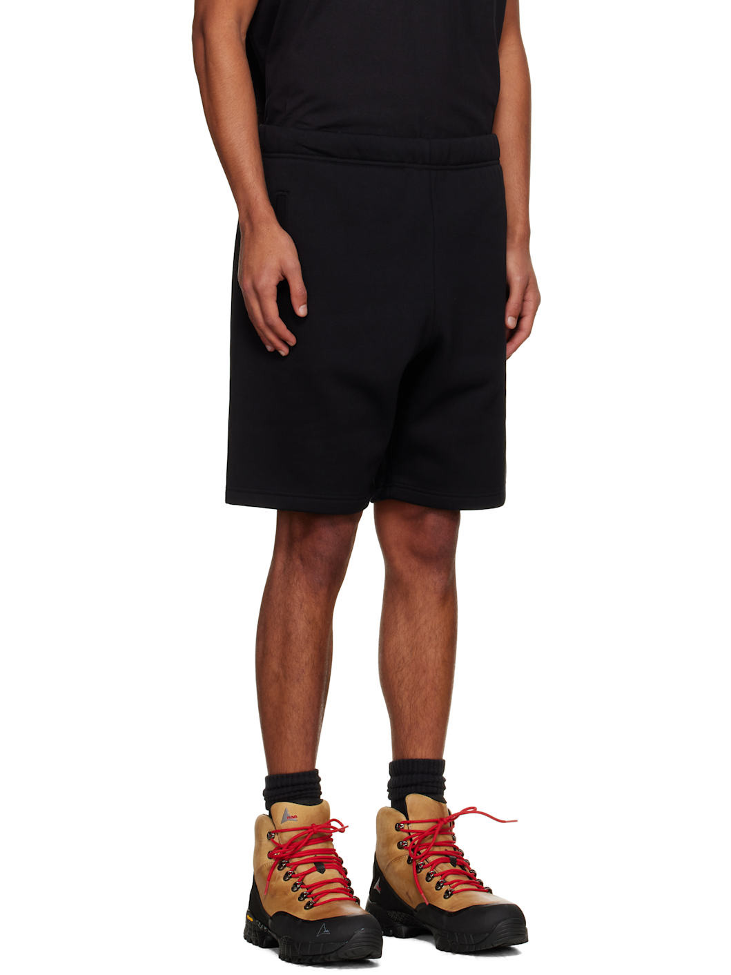 Black Chase Sweat Shorts - 2