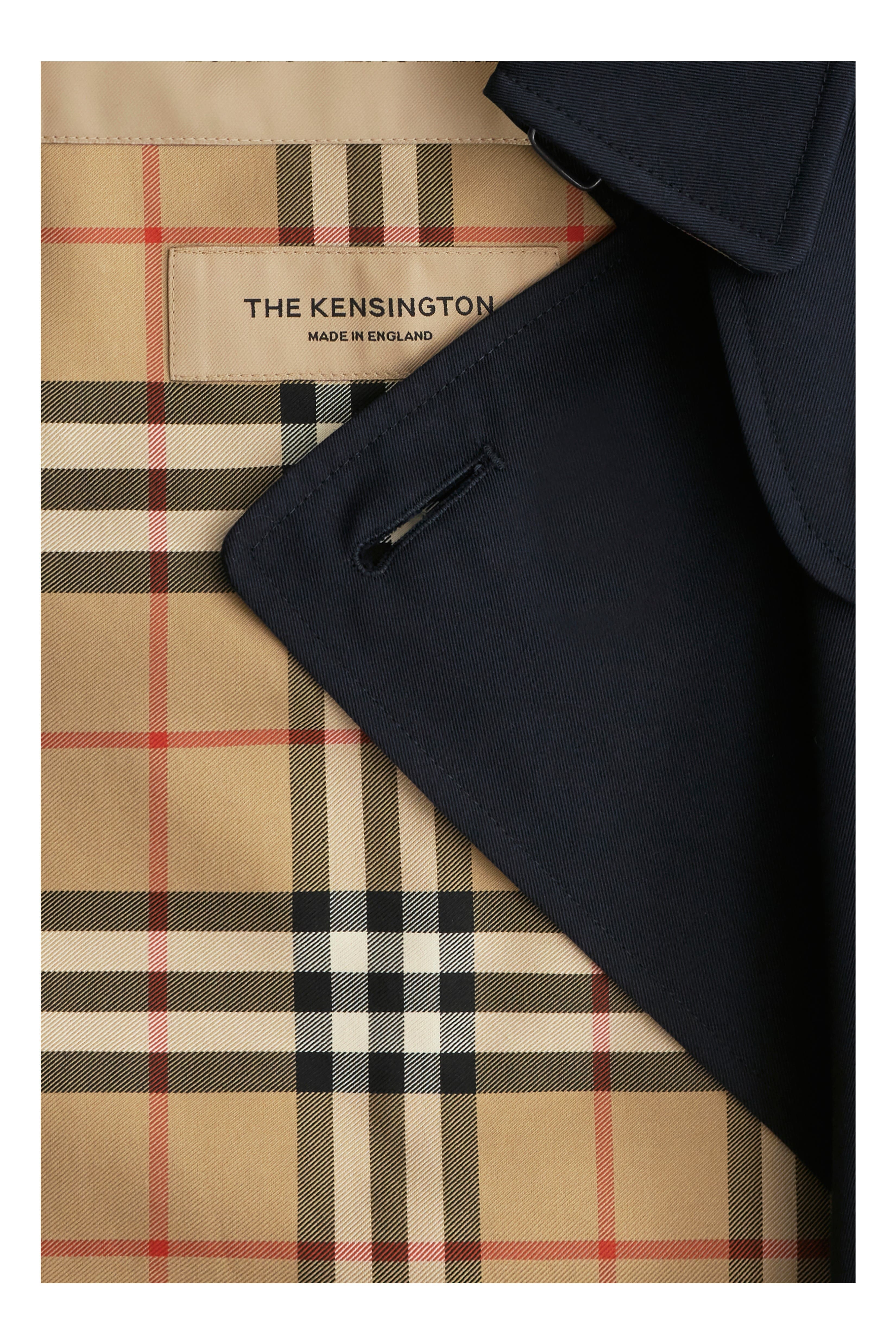 burberry Long Kensington Heritage Trench Coat in Coal Blue at Nordstrom - 7