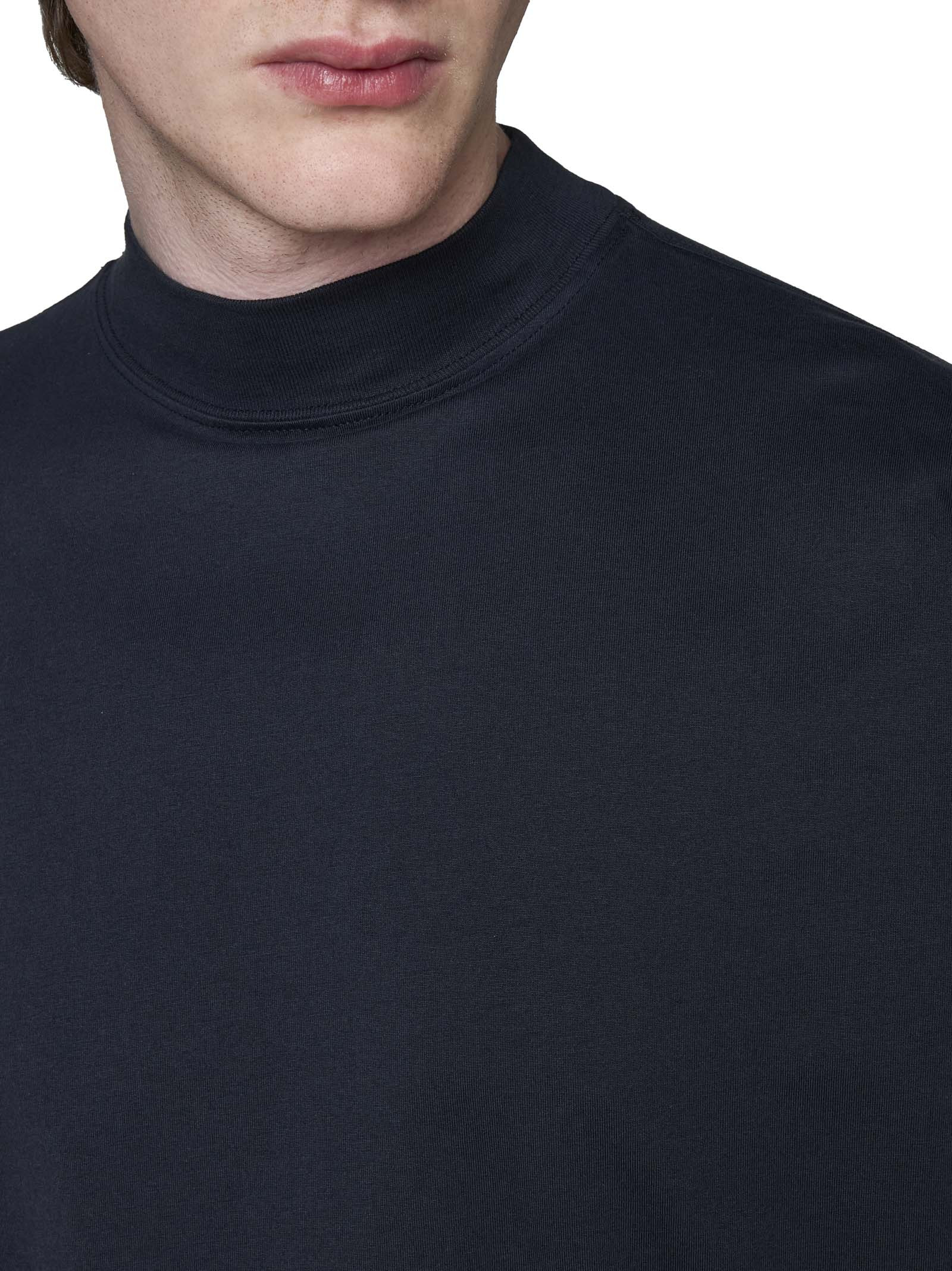 Jil Sander Men M-Clarksvillex Black Stretch Ribbed Jersey Bandeau Top - 5
