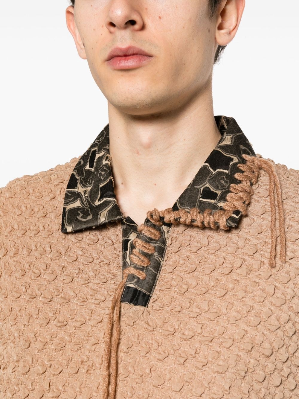 Sapa bubble-knit polo shirt - 5