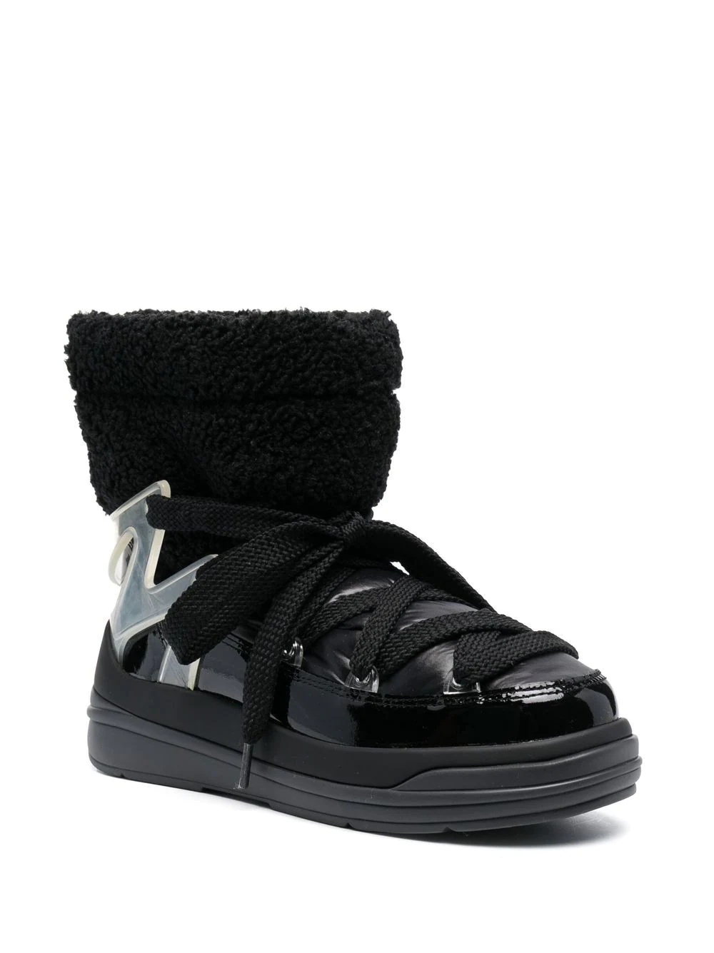 lace-up snow boots - 2