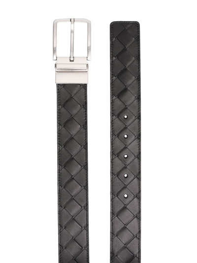 Bottega Veneta Intrecciato leather belt outlook