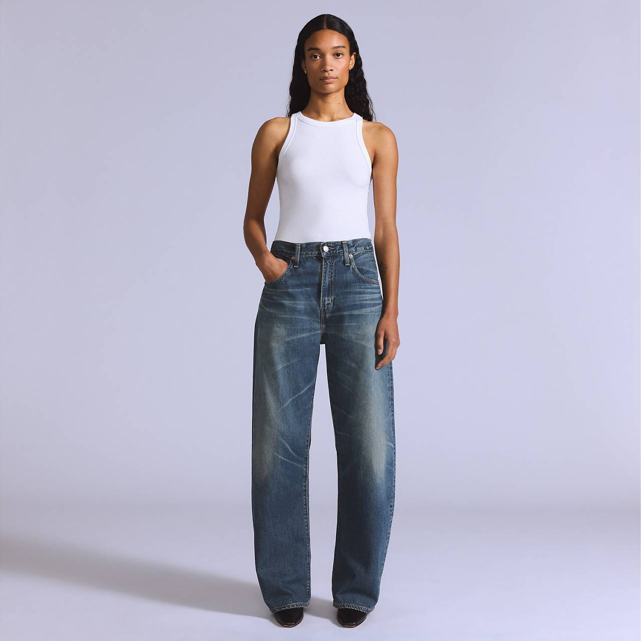 DROP BARREL WOMEN'S JEANS - 3