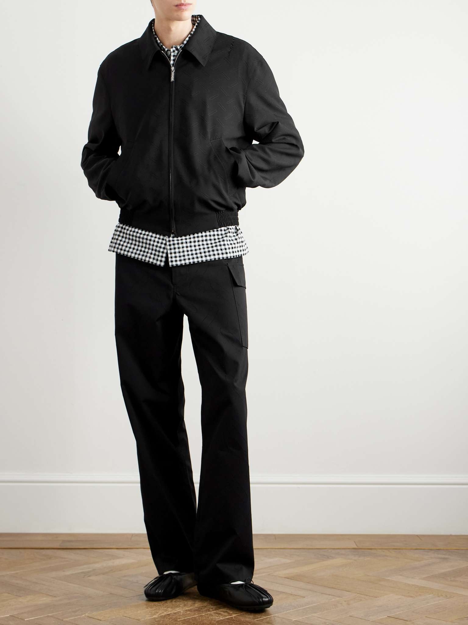 Confetti Straight-Leg Embroidered Cotton Cargo Trousers - 2