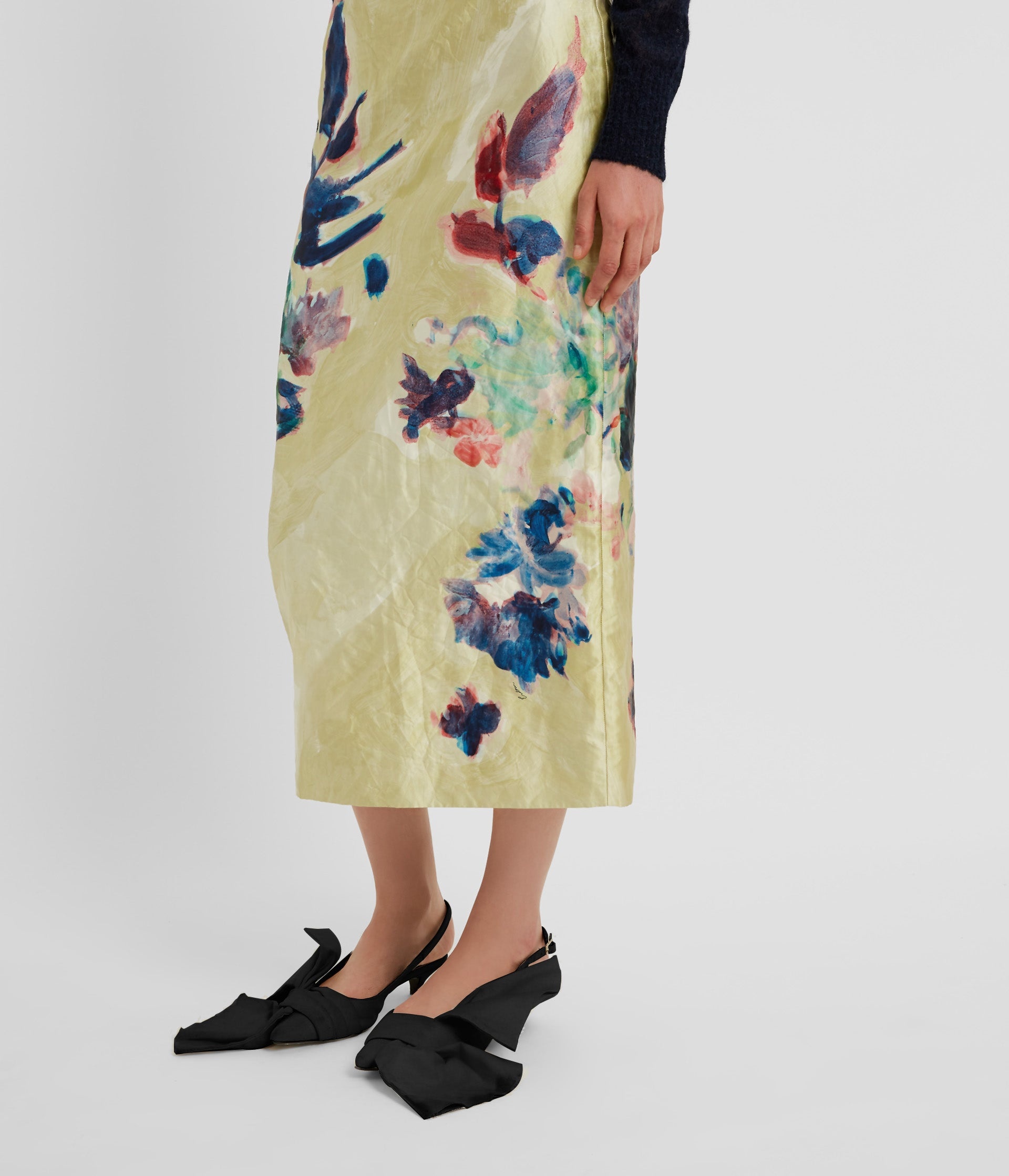 PENCIL MIDI SKIRT - 4