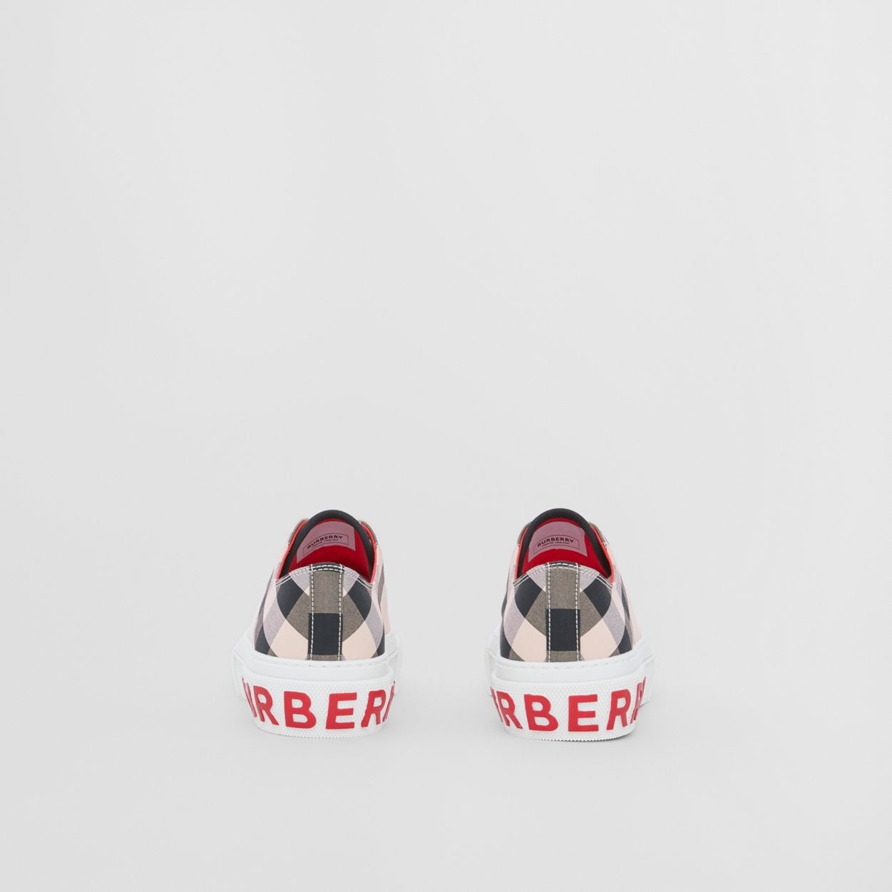 Check Cotton Sneakers - 5