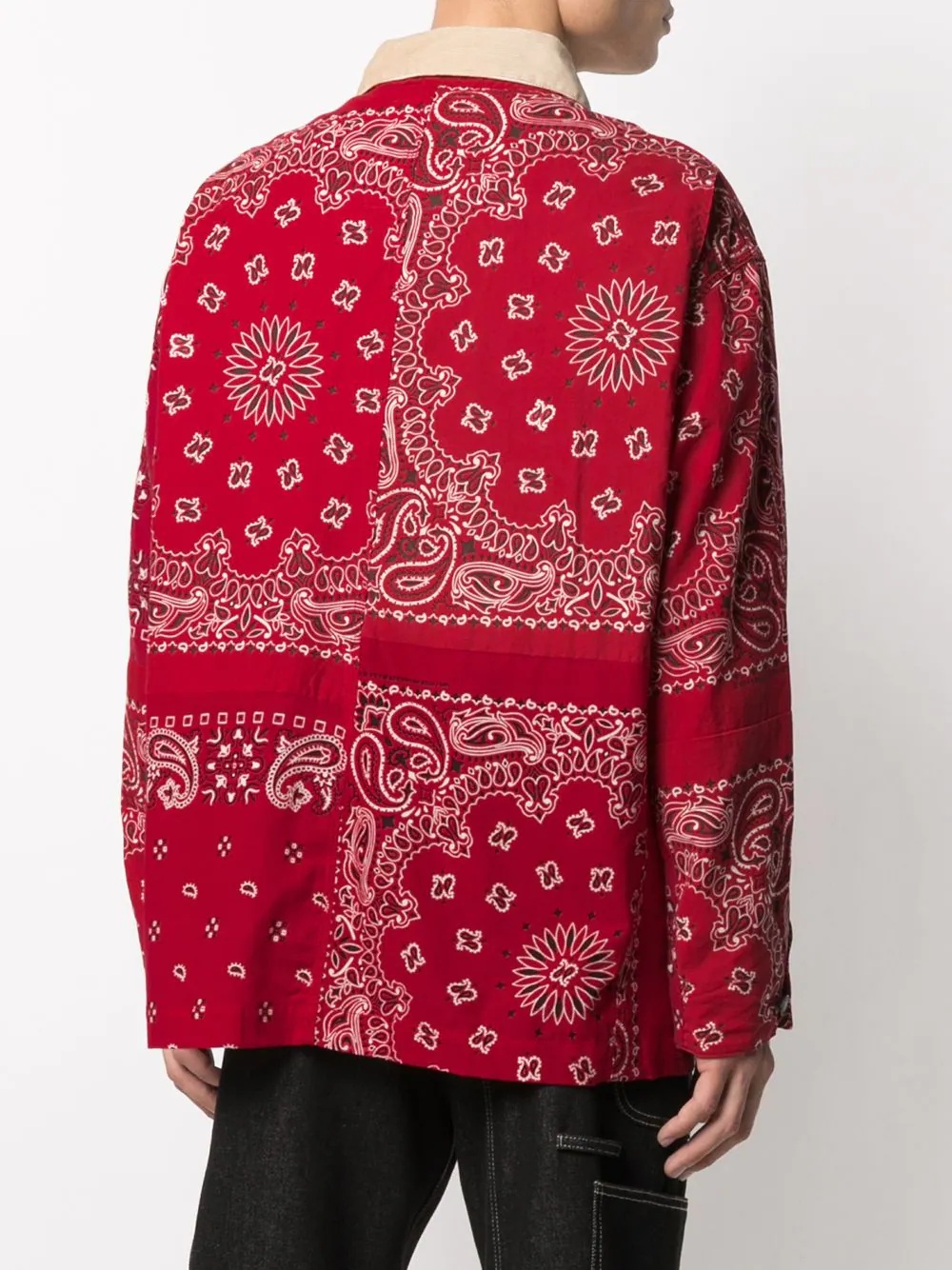 paisley print shirt - 4