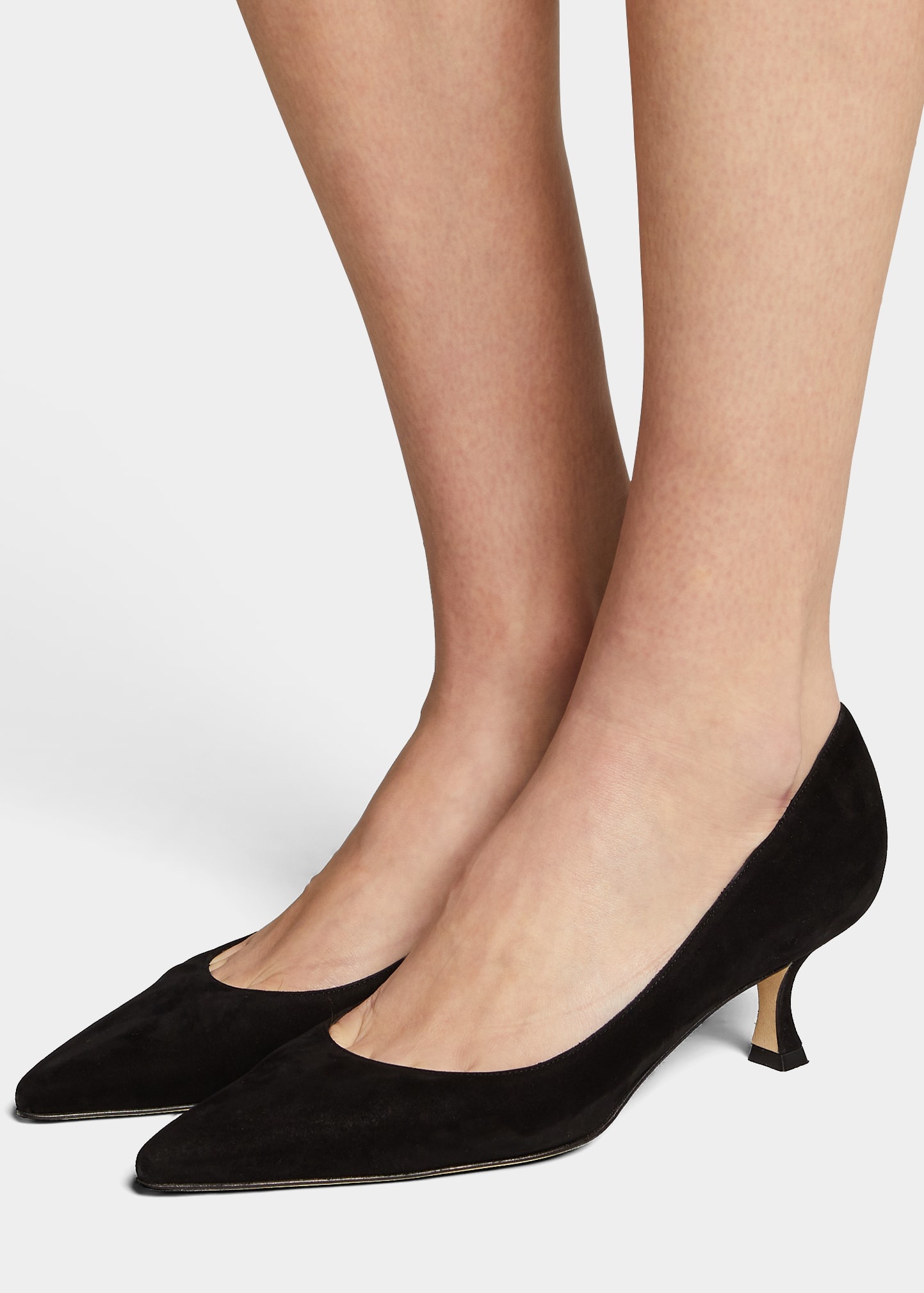 Srila Suede Low-Heel Pump - 2