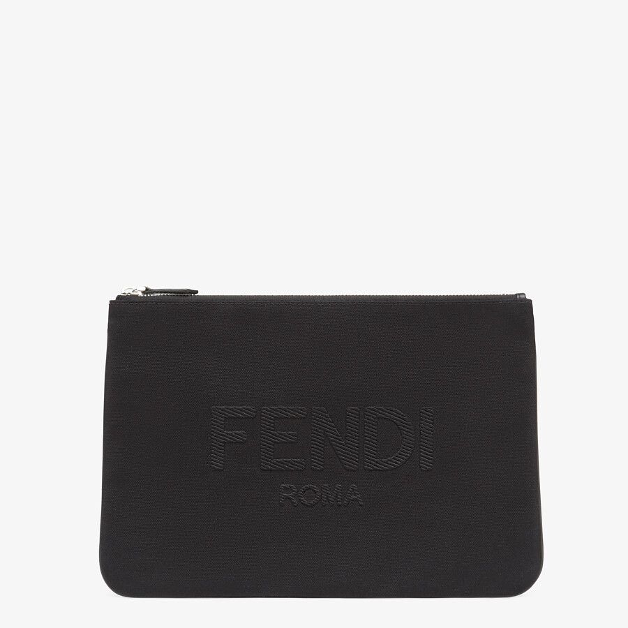 Black canvas pouch - 1