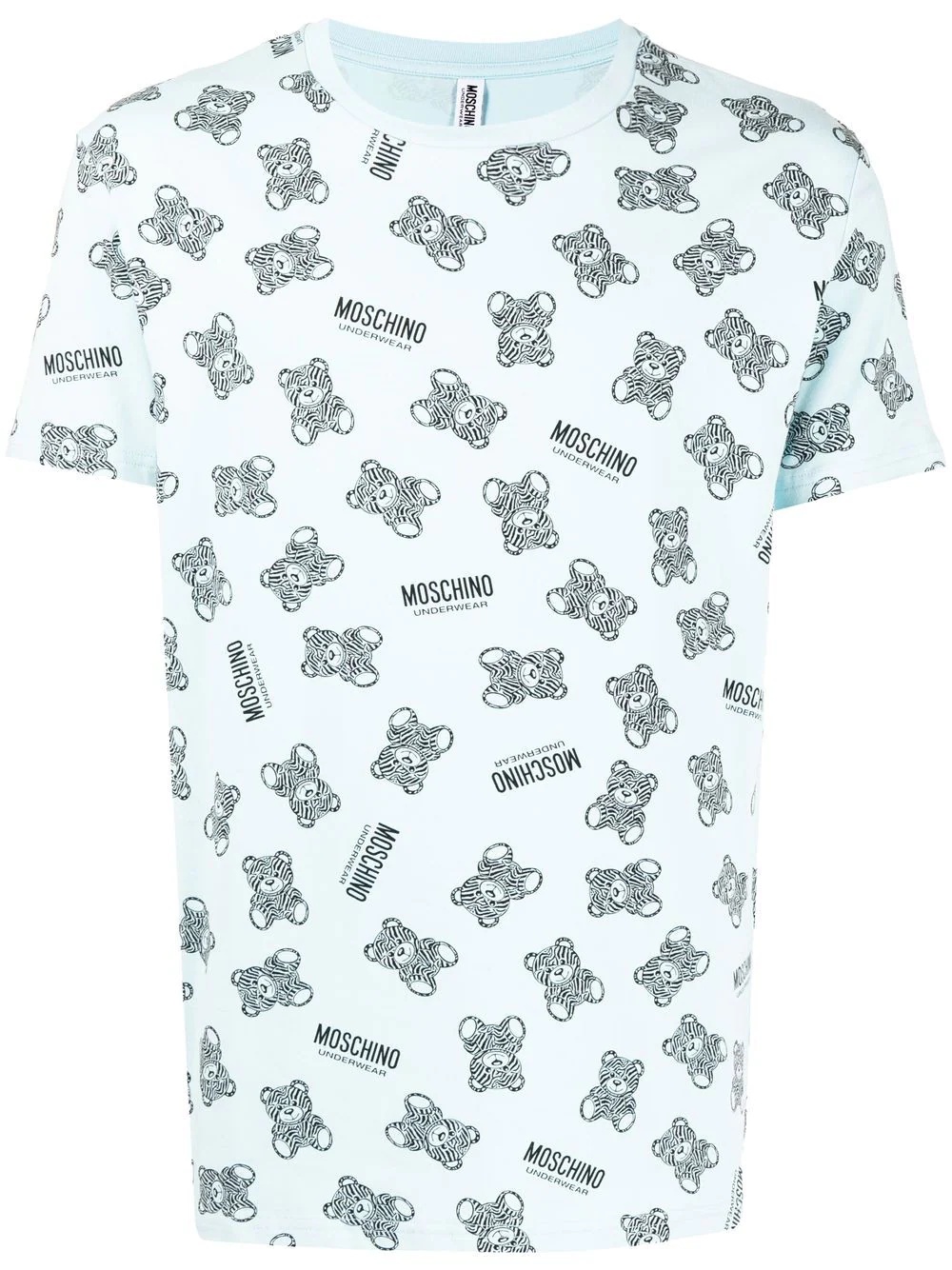 teddy-bear print T-shirt - 1