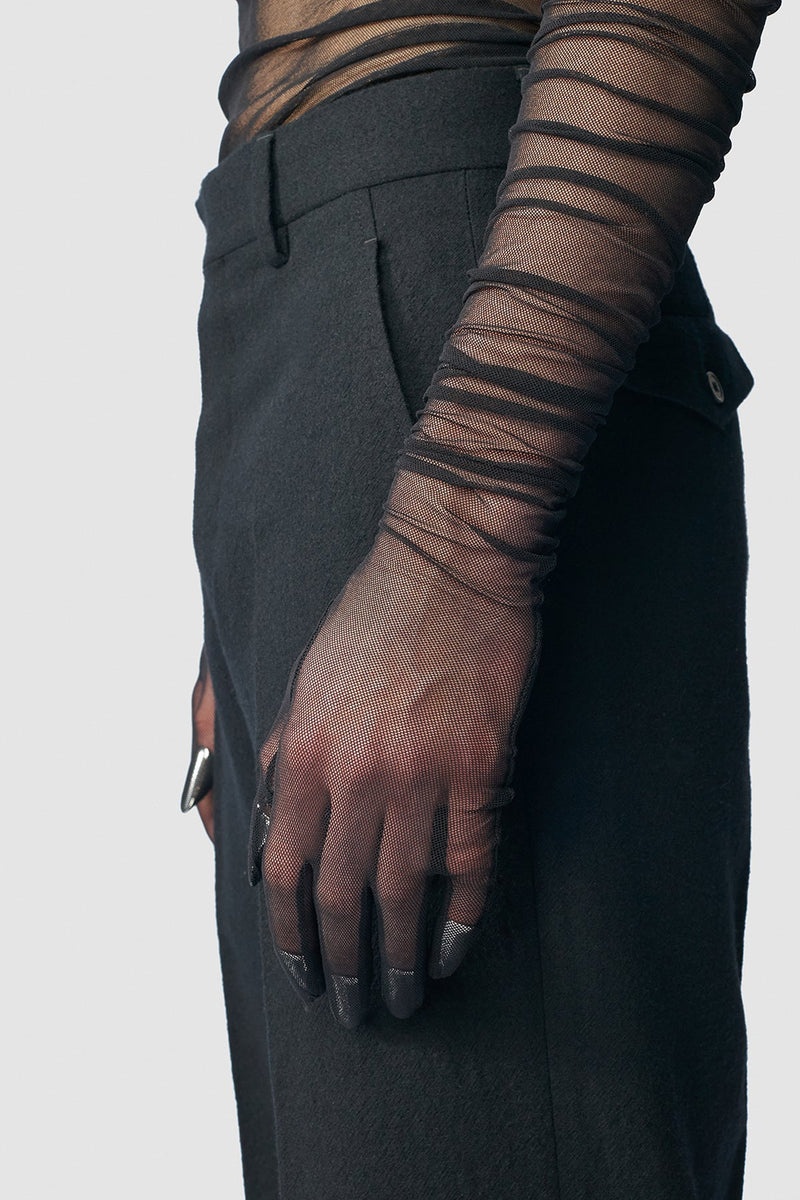 Nicolas Draped T-Shirt With Gloved Sleeves - 4