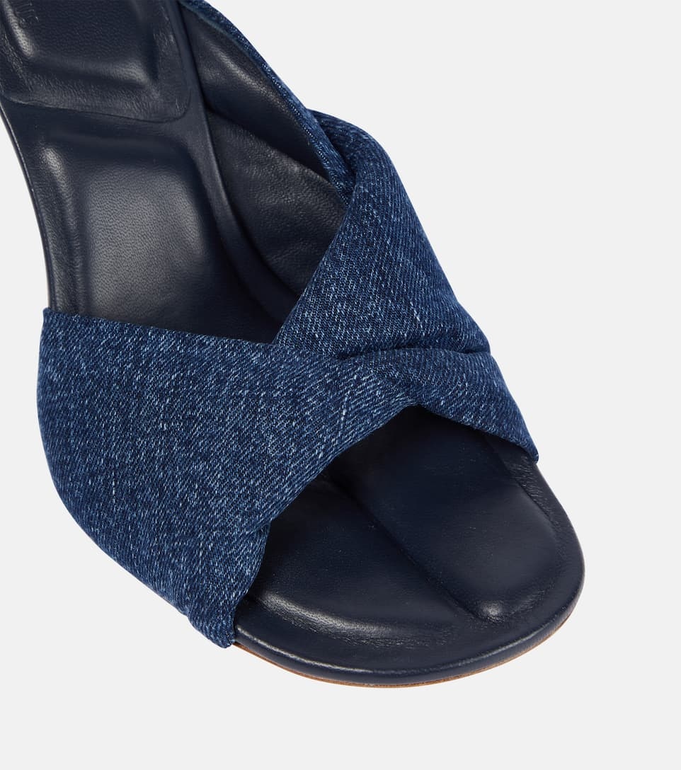 Les Mules Bagnu denim mules - 6