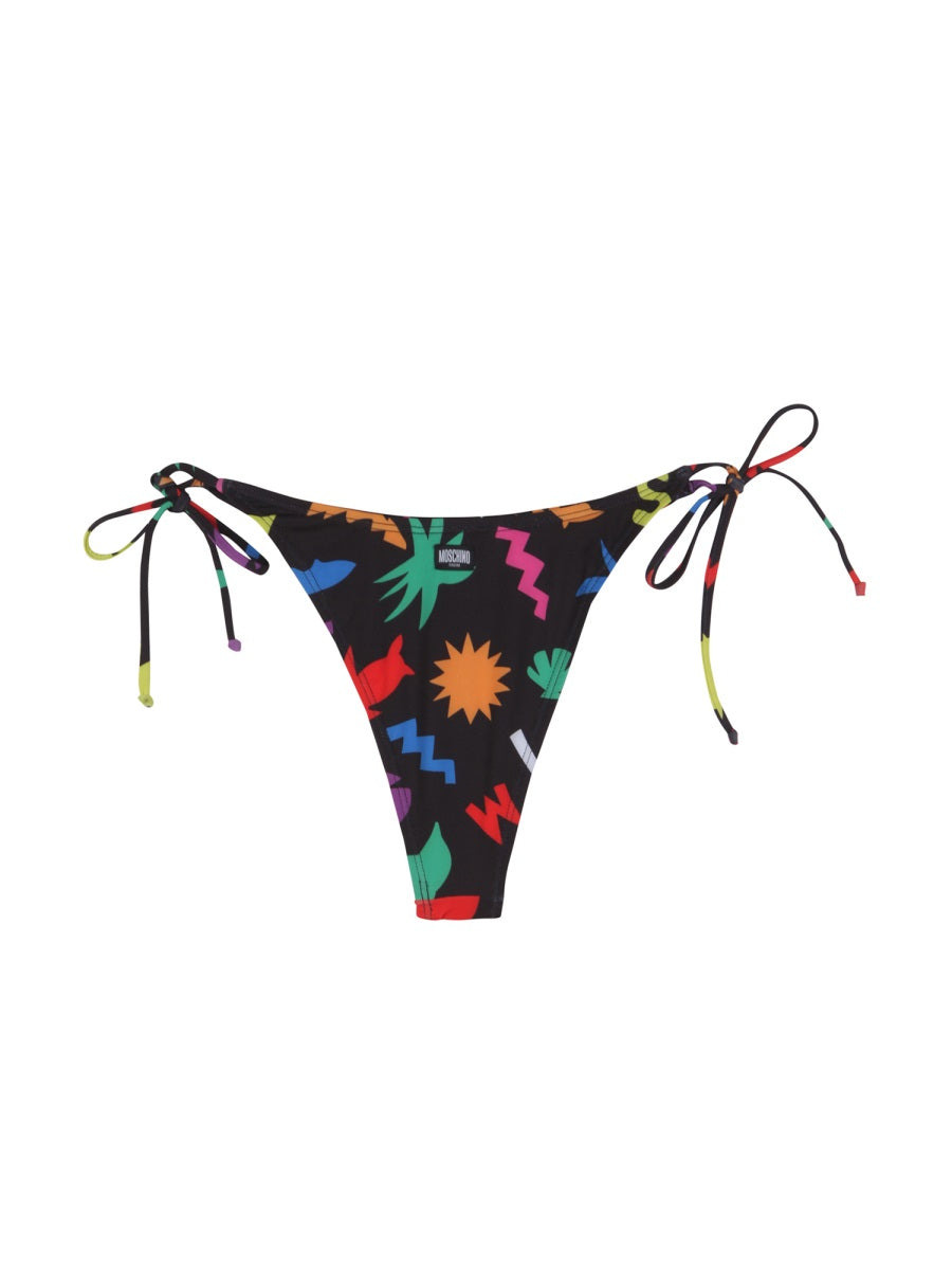 Moschino Women All Over Print Bikini Briefs - 6
