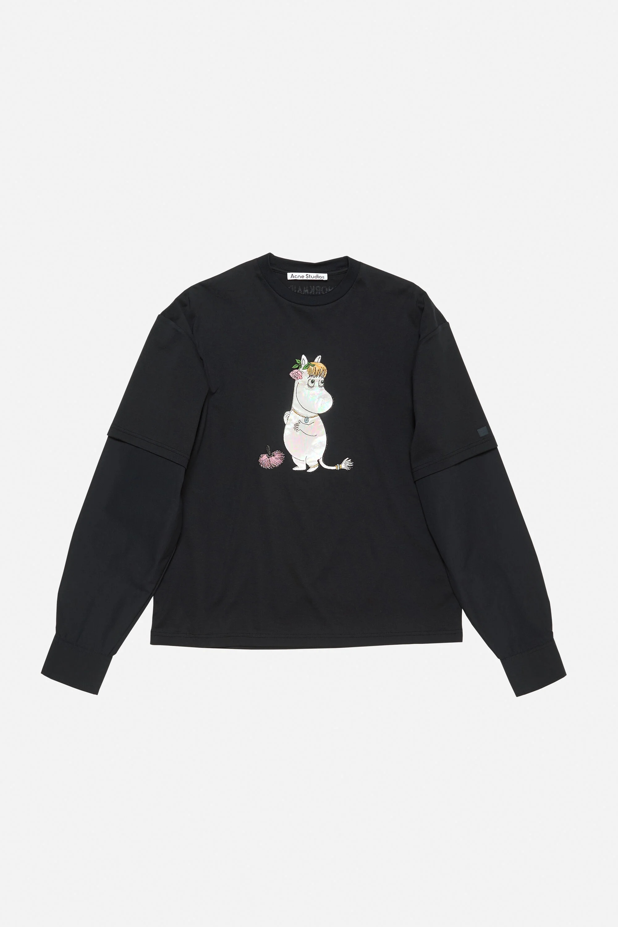 T-shirt Acne Studios x Moomin - All black - 6