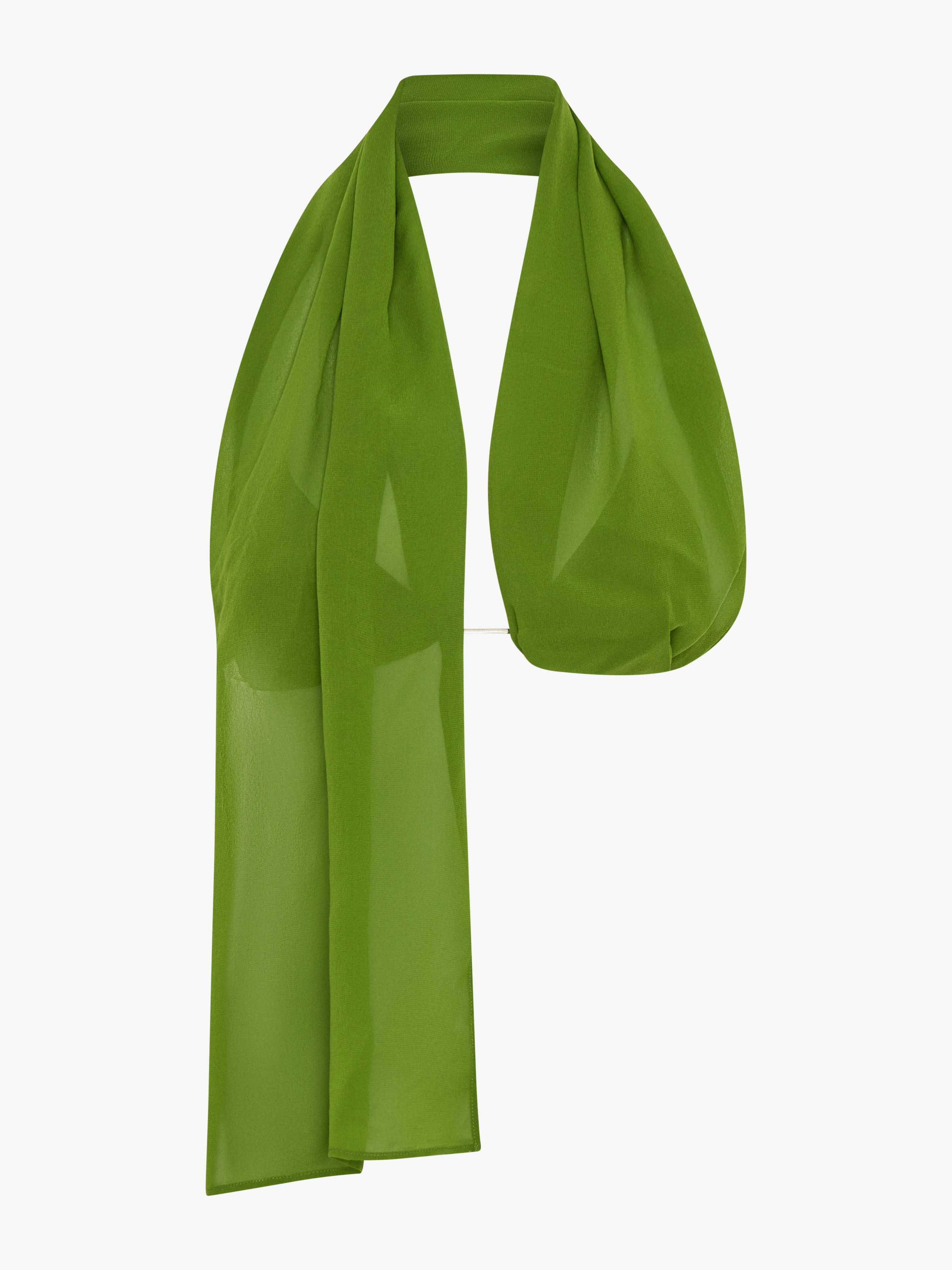 Silk Scarf Chain Bra Top - 5