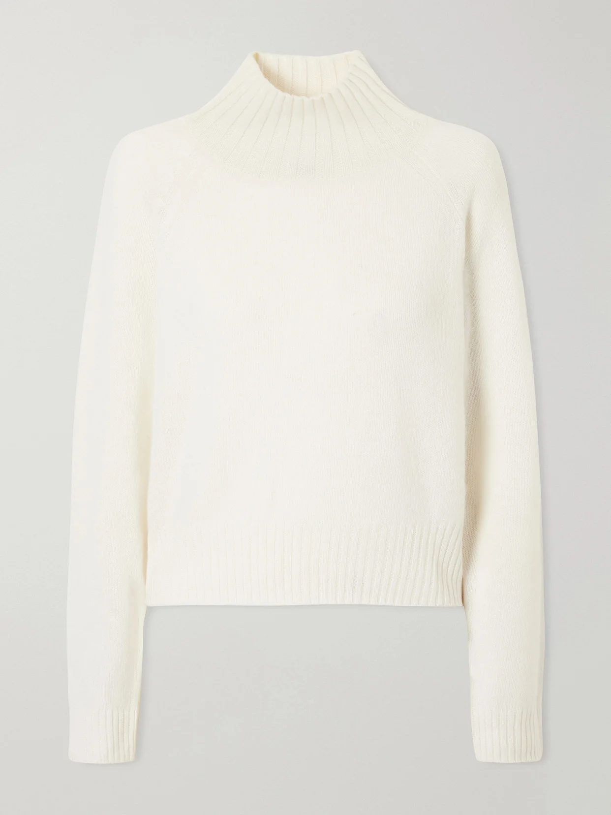 Mock-neck Cashmere Sweater - 1