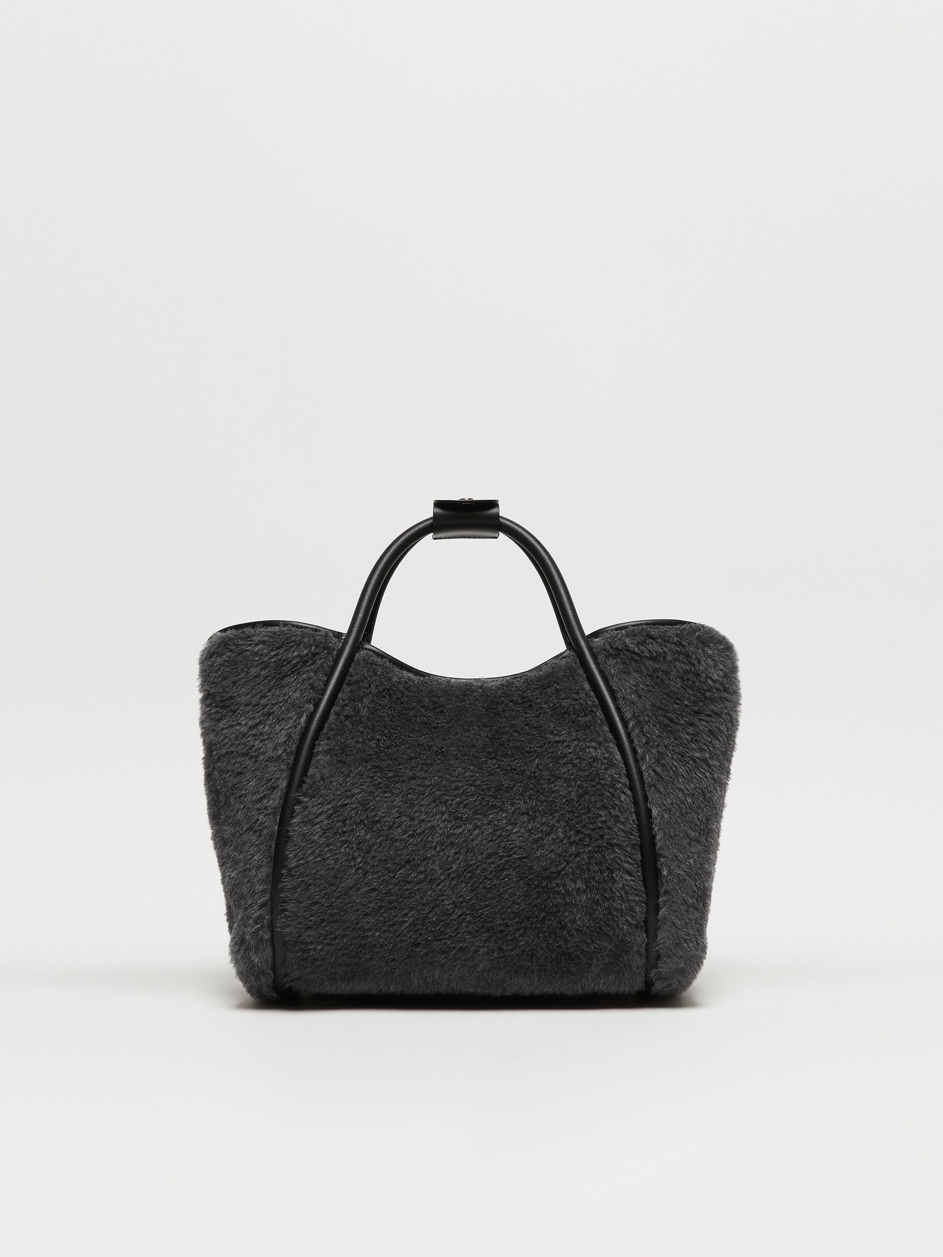 TMARINS2 Small Marine Bag in wool and alpaca Teddy fabric - 3