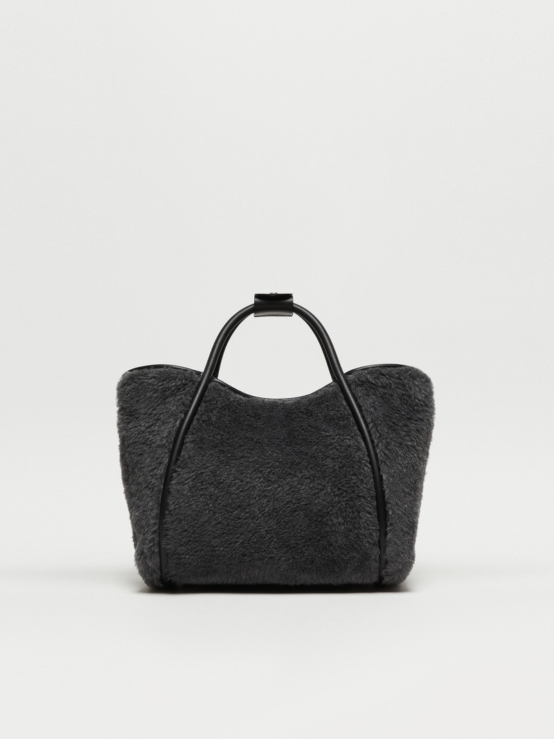 TMARINS2 Small Marine Bag in wool and alpaca Teddy fabric 3