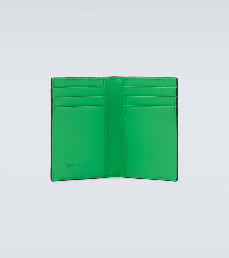 Bottega Veneta Intrecciato leather wallet outlook
