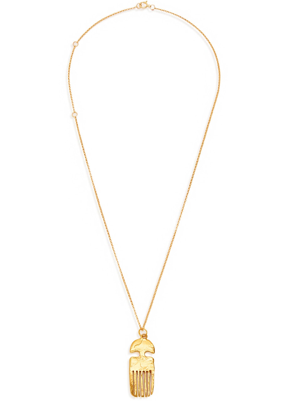 Alighieri The Vanity Comb 24kt Gold-plated Necklace - 4