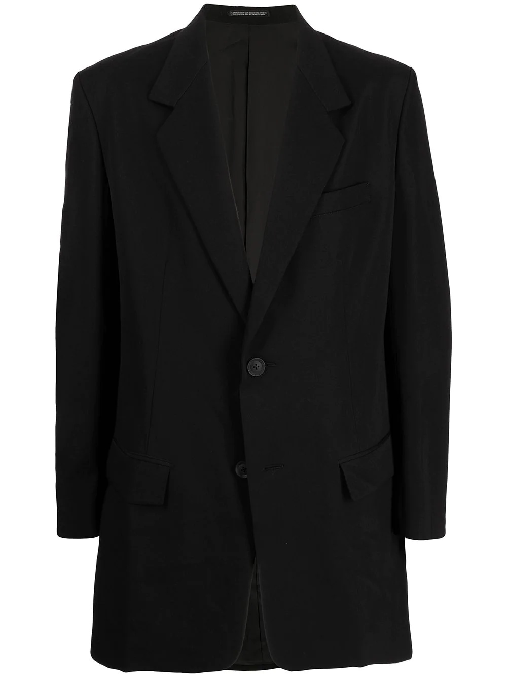 single-breasted tailored blazer - 1