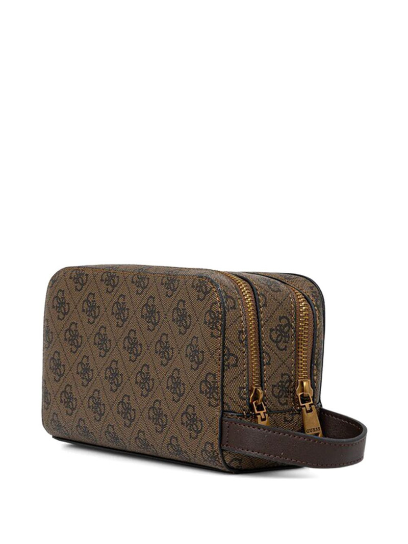 Milano 4G-logo zip wash bag 1