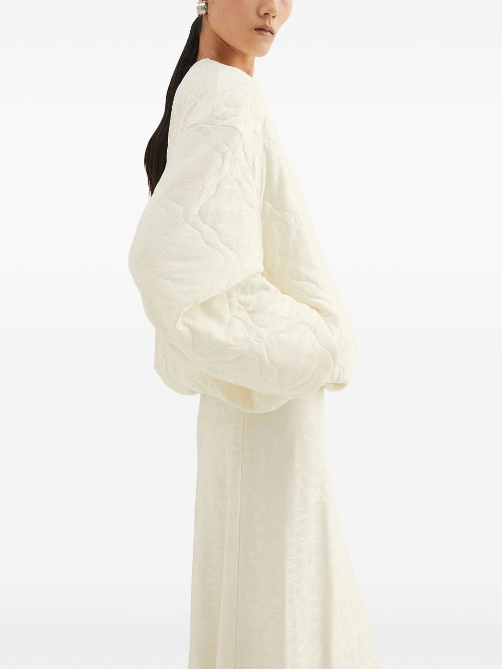jacquard bomber jacket - 3