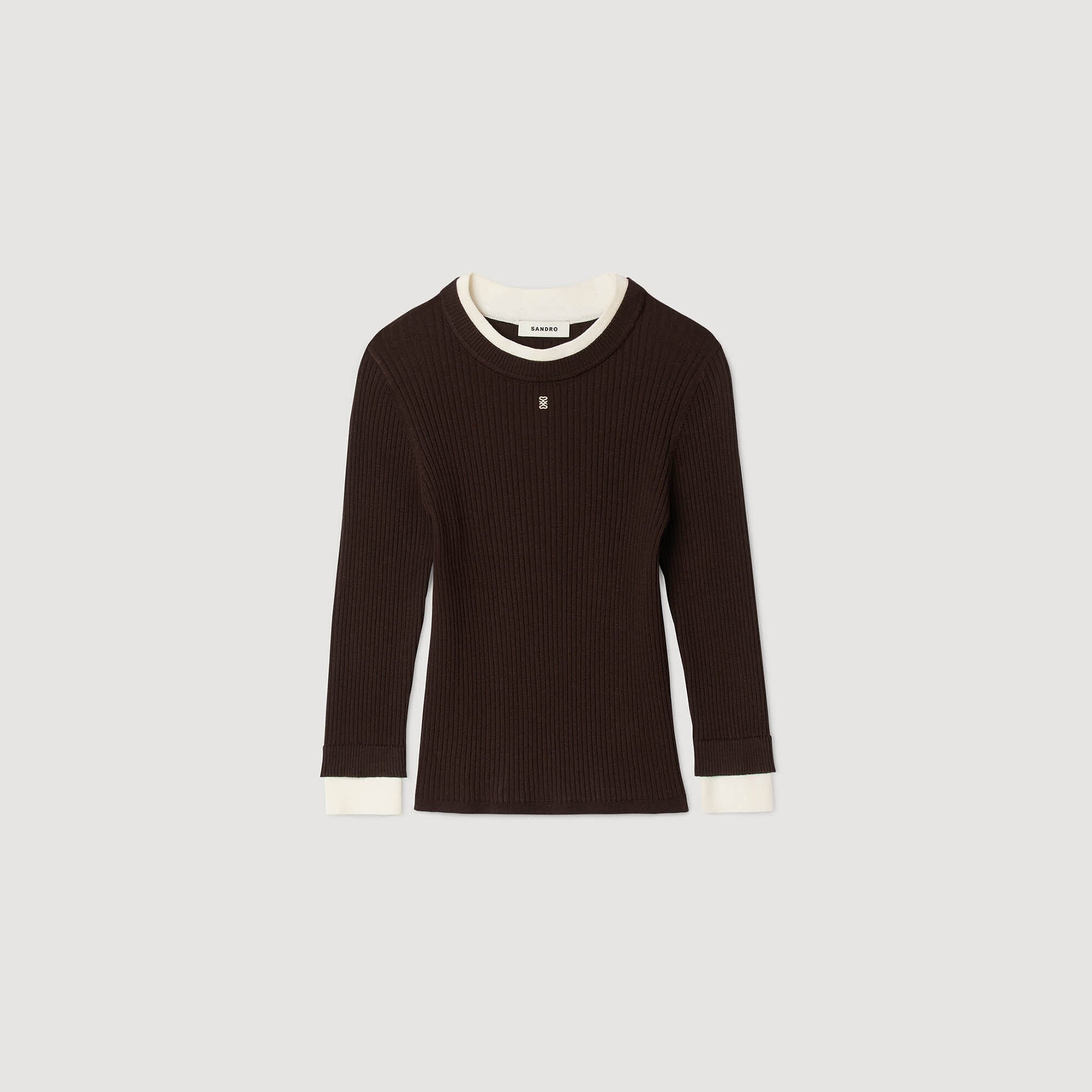 2-IN-1 MIXED WOOL SWEATER - 6