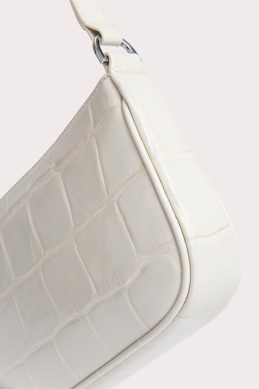 Rachel Cream Maxi Croco Embossed Leather - 4