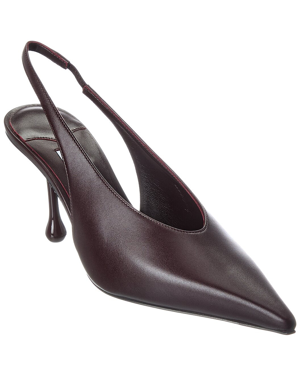 Jimmy Choo Isa 80 Leather Slingback Pump - 1
