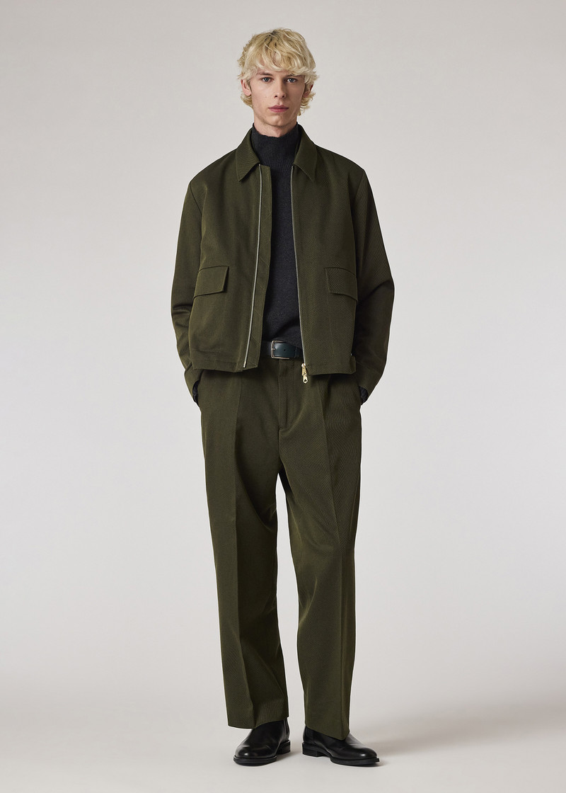 Charcoal Wool-Cashmere Blend Roll Neck Sweater 4