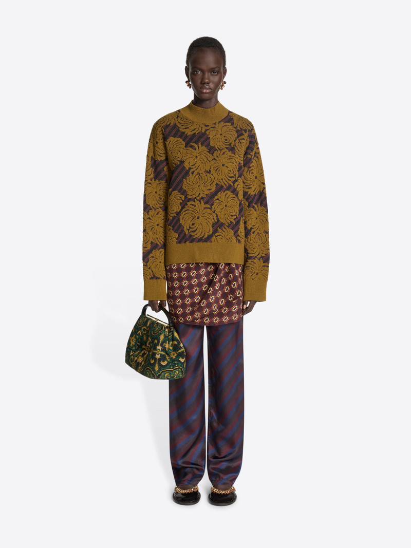 Dries Van Noten JACQUARD WOOL SWEATER outlook