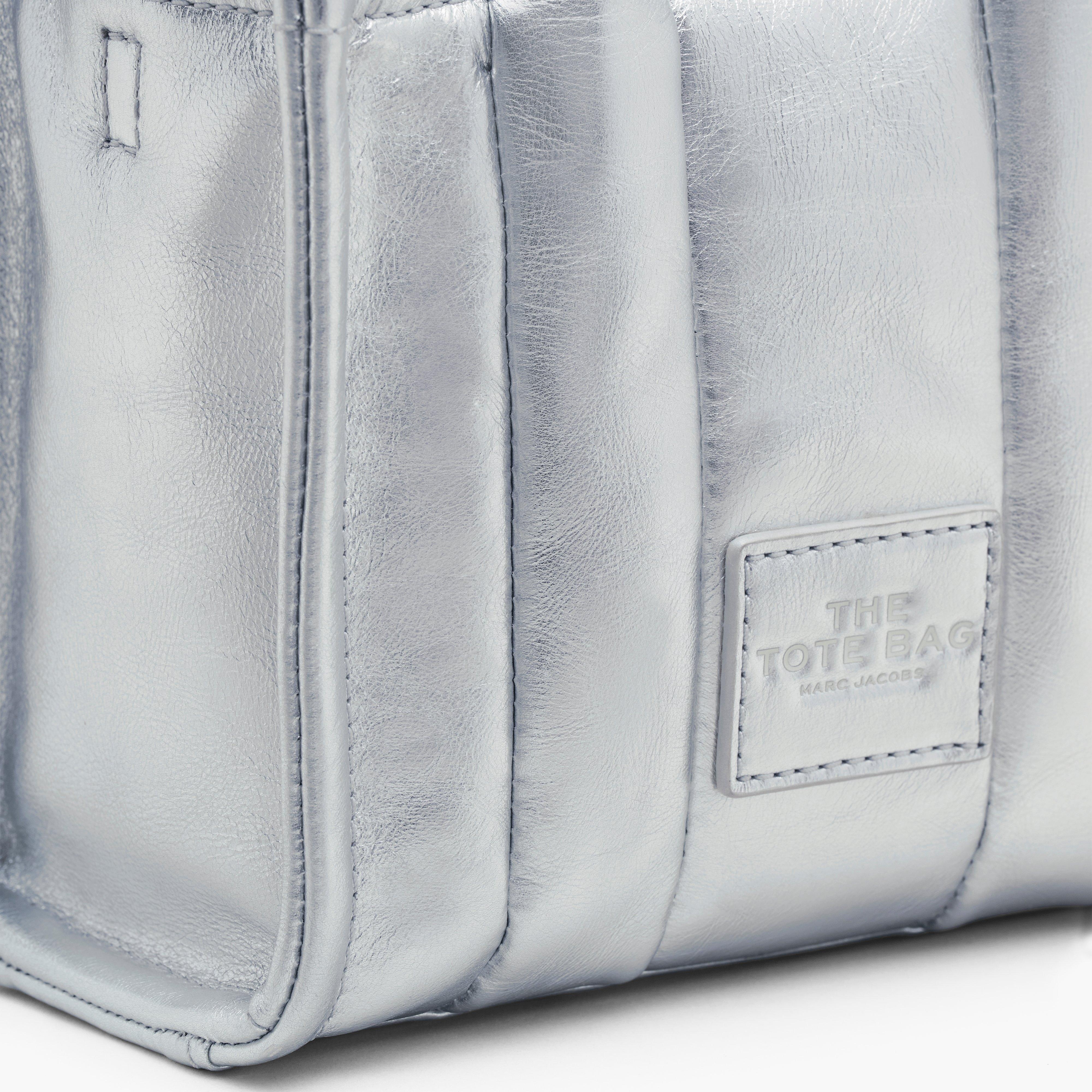 THE METALLIC LEATHER MINI TOTE BAG - 7