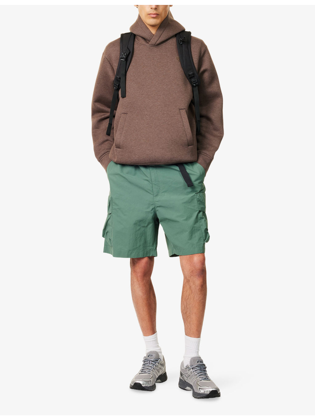 Patch-Pocket Relaxed-Fit Woven Cargo Short - 2