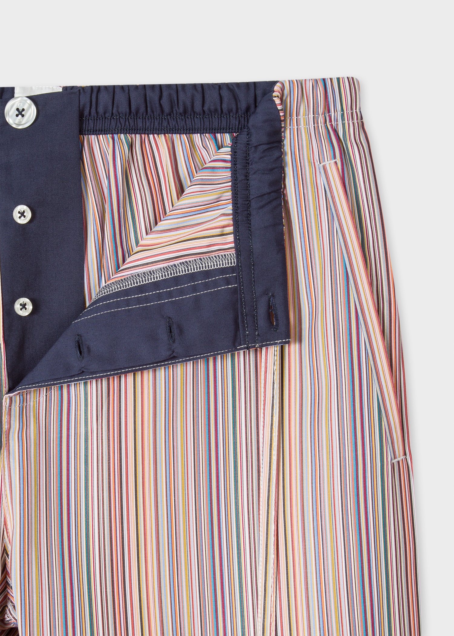'Signature Stripe' Cotton Pyjama Set - 13