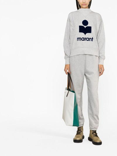 Isabel Marant Étoile Moby logo-print sweatshirt outlook