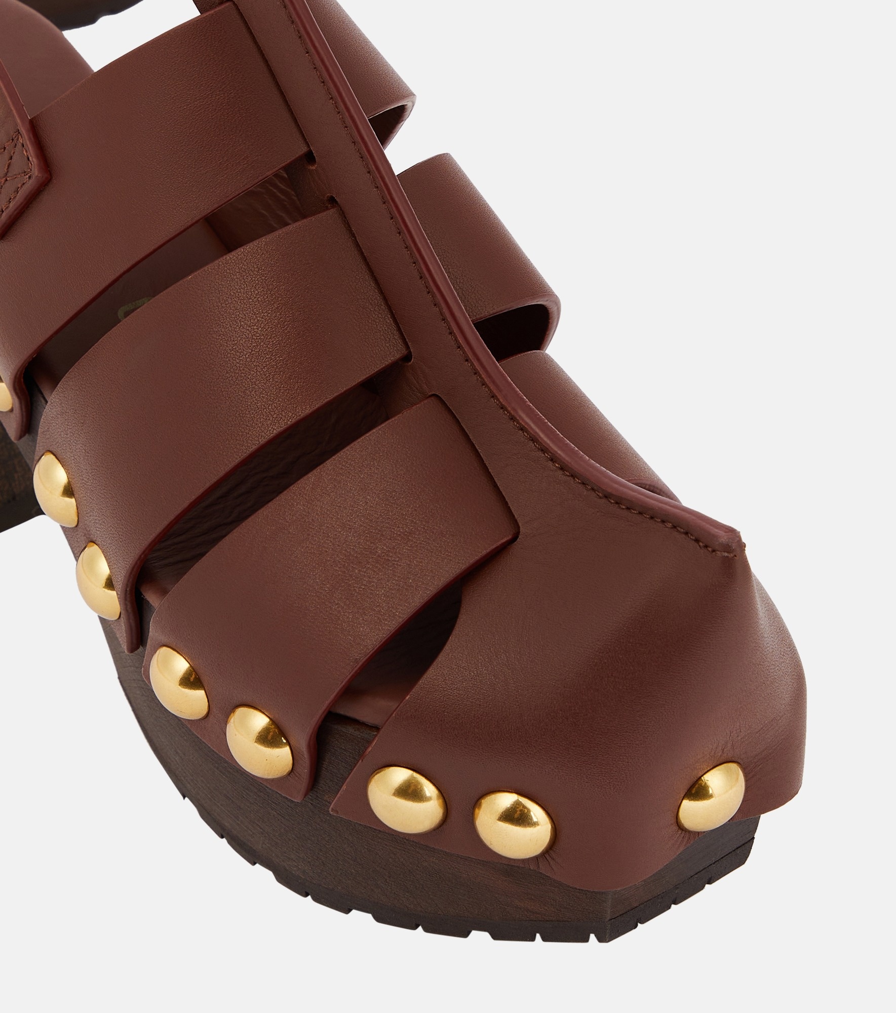 Leather clogs - 6