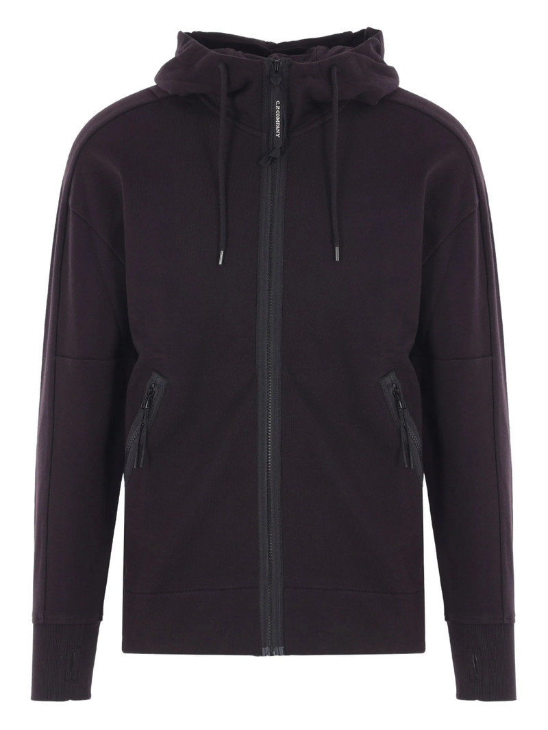 C.p. Company Diagonal Raised Fleece Goggle Sweatshirt 3
