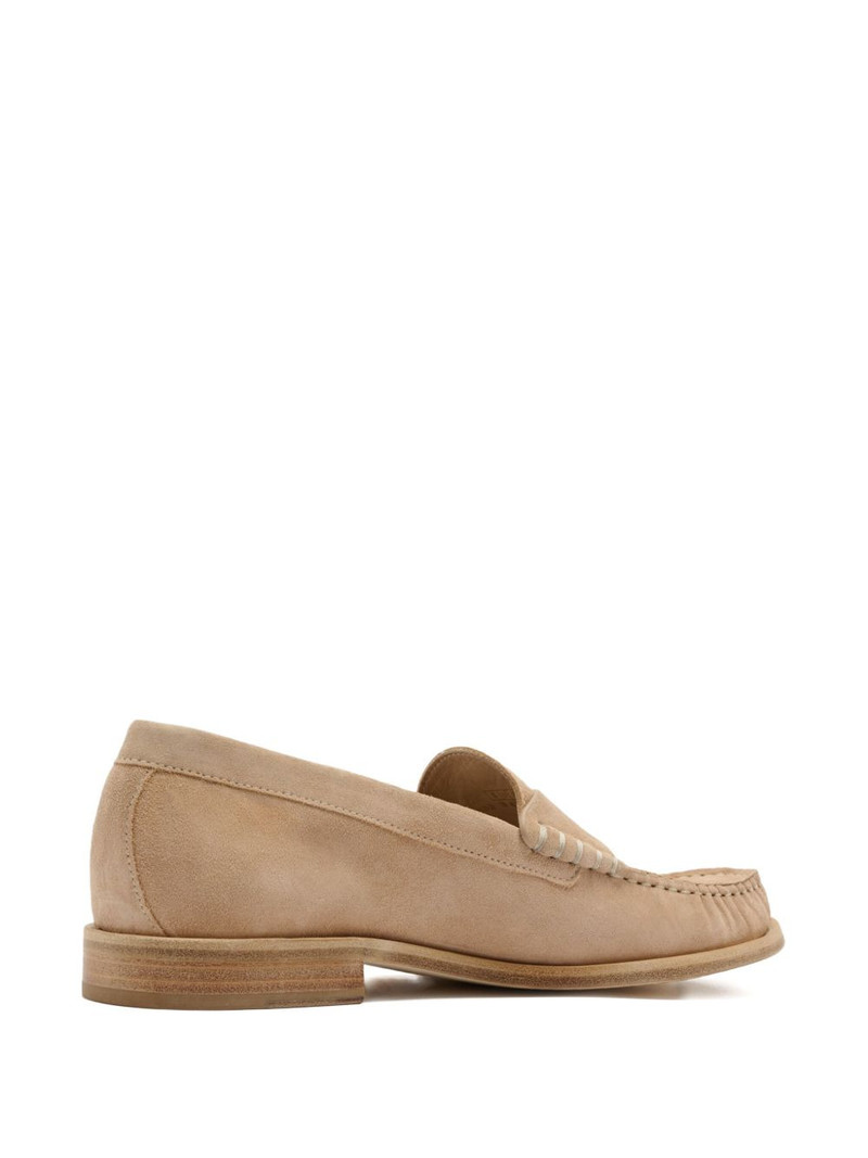 Stuart Weitzman suede loafers outlook
