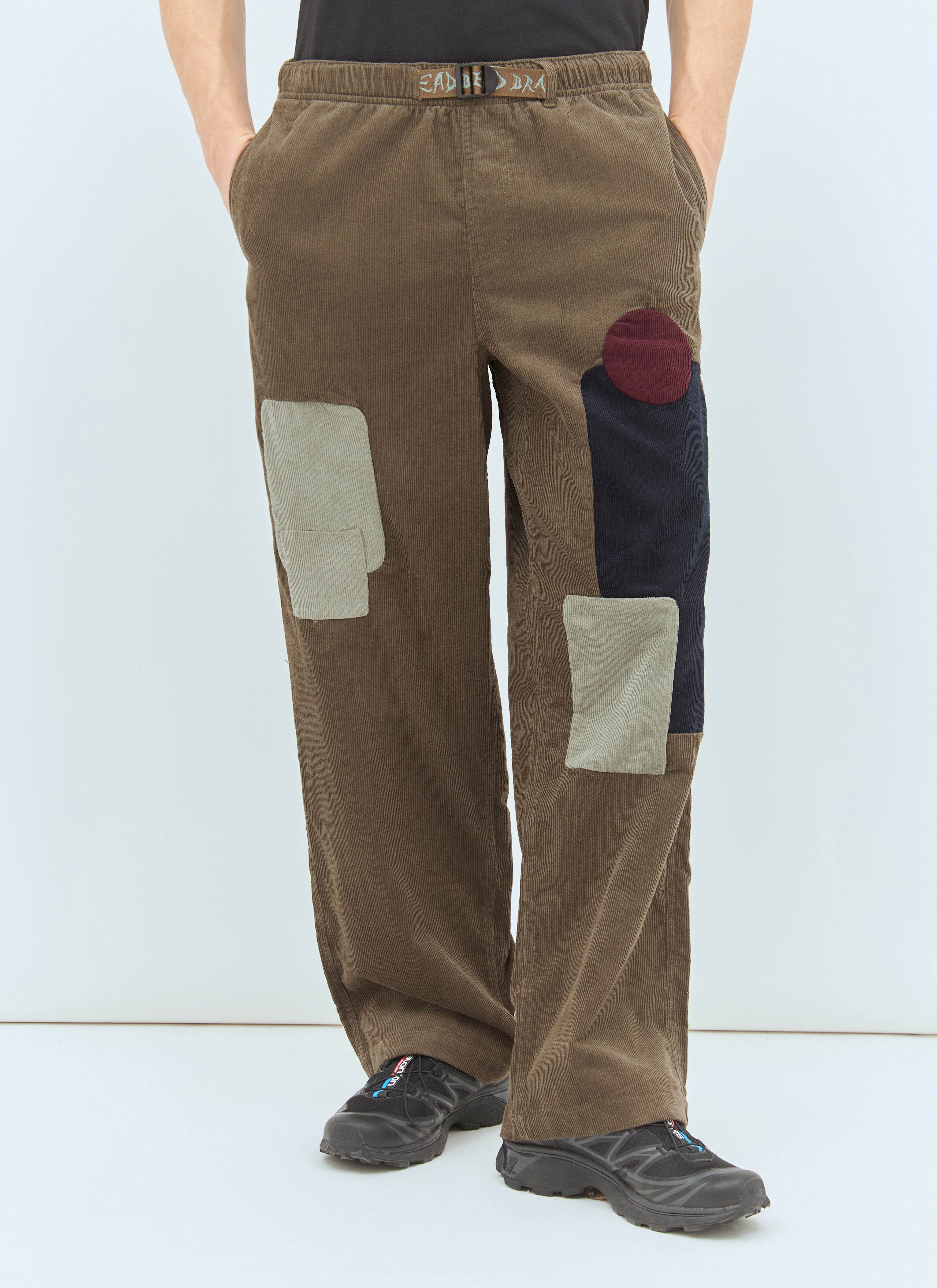 Cord Climber Patchwork Pants - 1