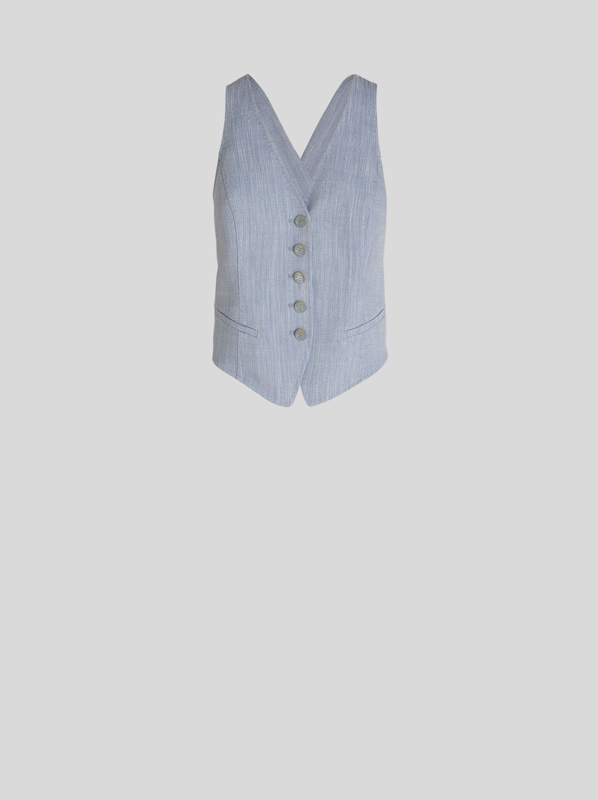 WAISTCOAT WITH PEGASO BUTTONS - 1