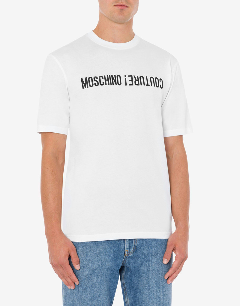Moschino UPSIDE DOWN LOGO T-SHIRT outlook