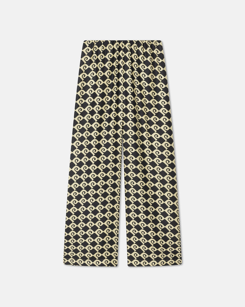 Printed Silk-Twill Pants - 1