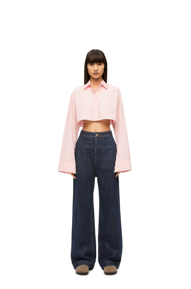 Loewe Cropped shirt in cotton outlook